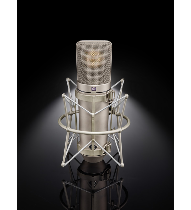 U-67-with-Z-48-Frontal-Glow_Neumann-Studio-Tube-Microphone_G