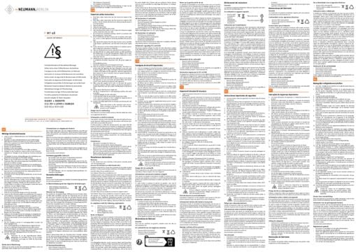 MT 48 Safety Instructions and Manufacturer Declaration, 12/24
