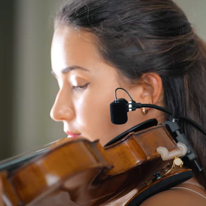The Neumann MC 1 on Violin